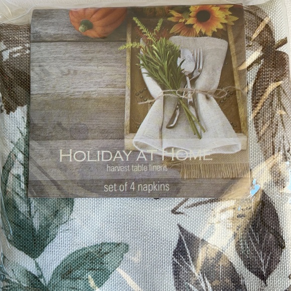 Holiday at Home Gourd Gath Sage Set of 20 Napkins. Brand New With tags. - Picture 2 of 6